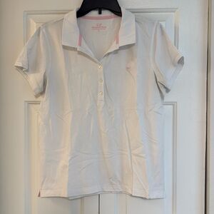 Vineyard Vines White Polo